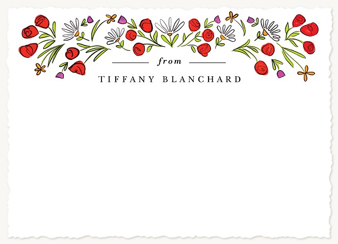 Tiny Blooms Stationery